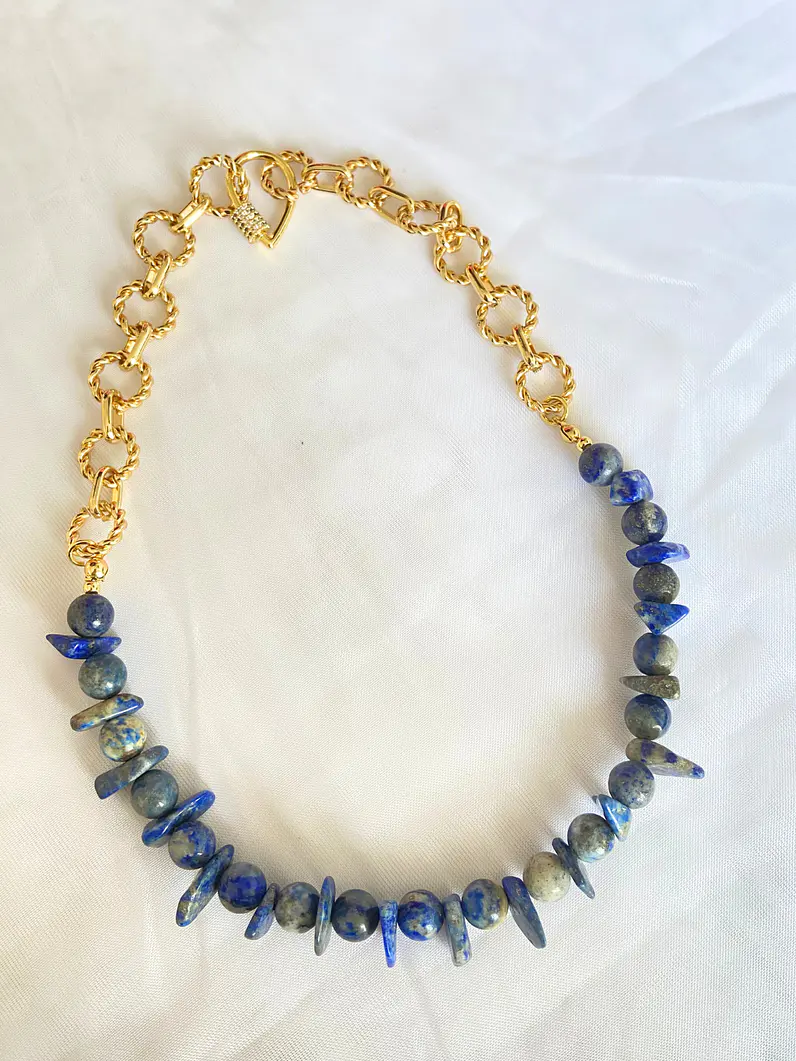 Collar Anais lapislázuli  1