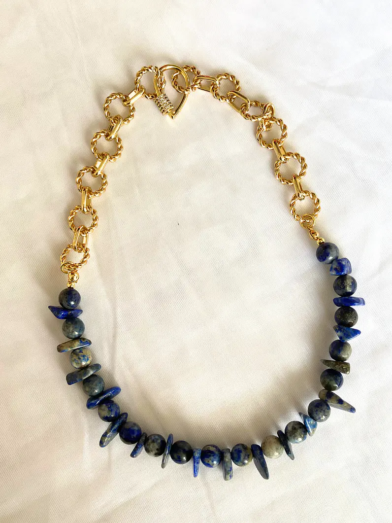 Collar Anais lapislázuli  5