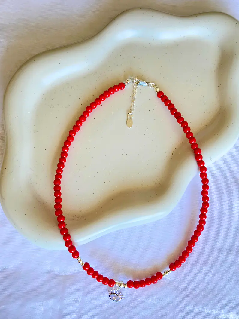 Choker Agata Roja 1
