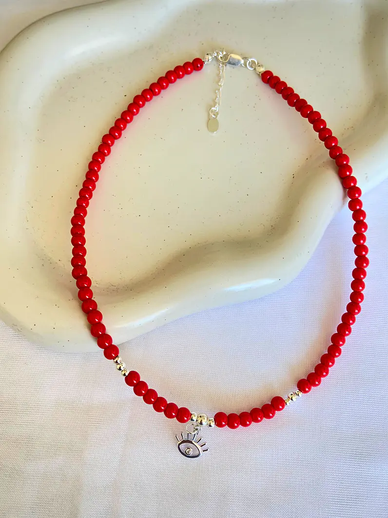 Choker Agata Roja 4