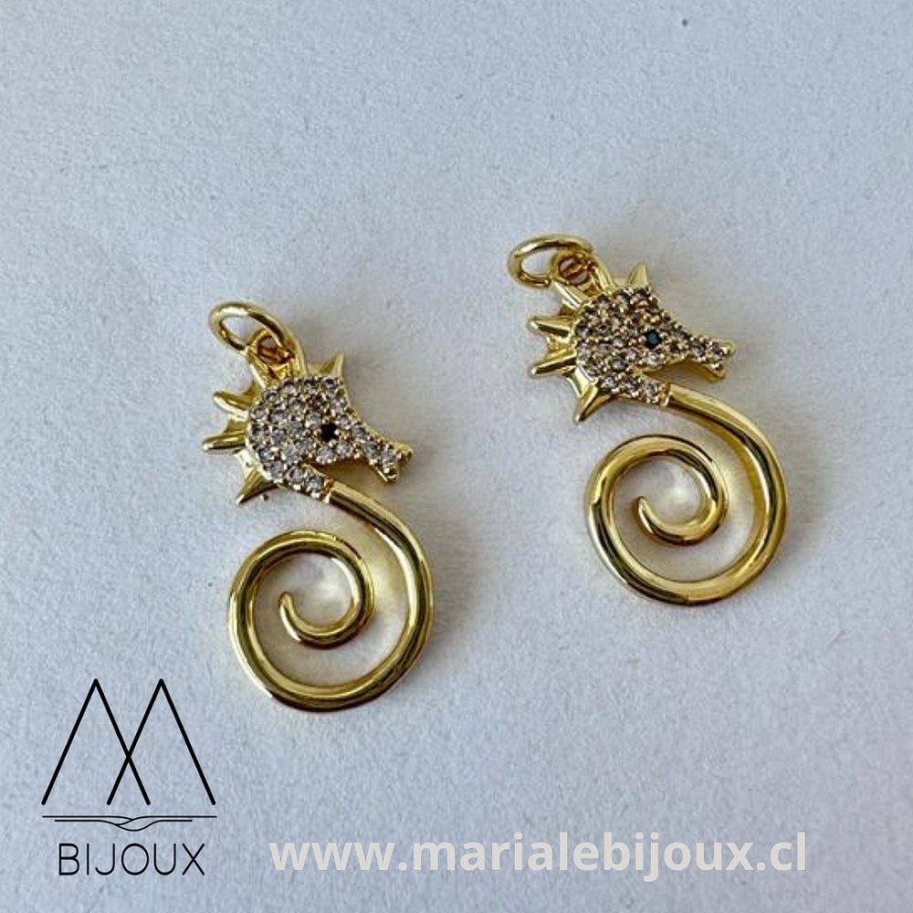 Caballito de Mar, con argolla 15mm