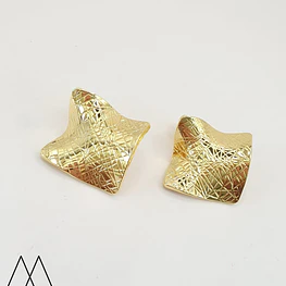 Aros Textura dorada