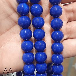 Bolas de Vidrio 10mm, azul marino