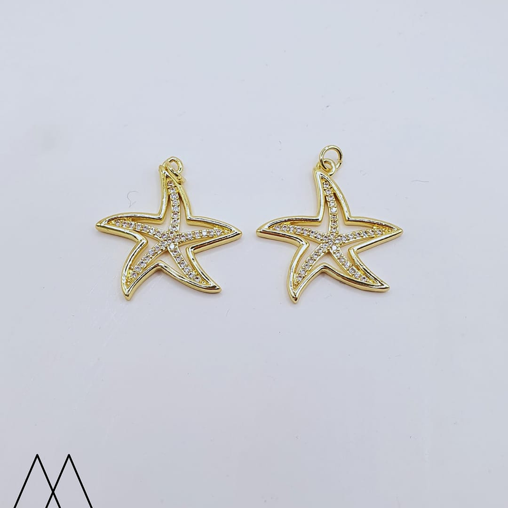 Colgante Estrella de Mar, con argolla 30mm