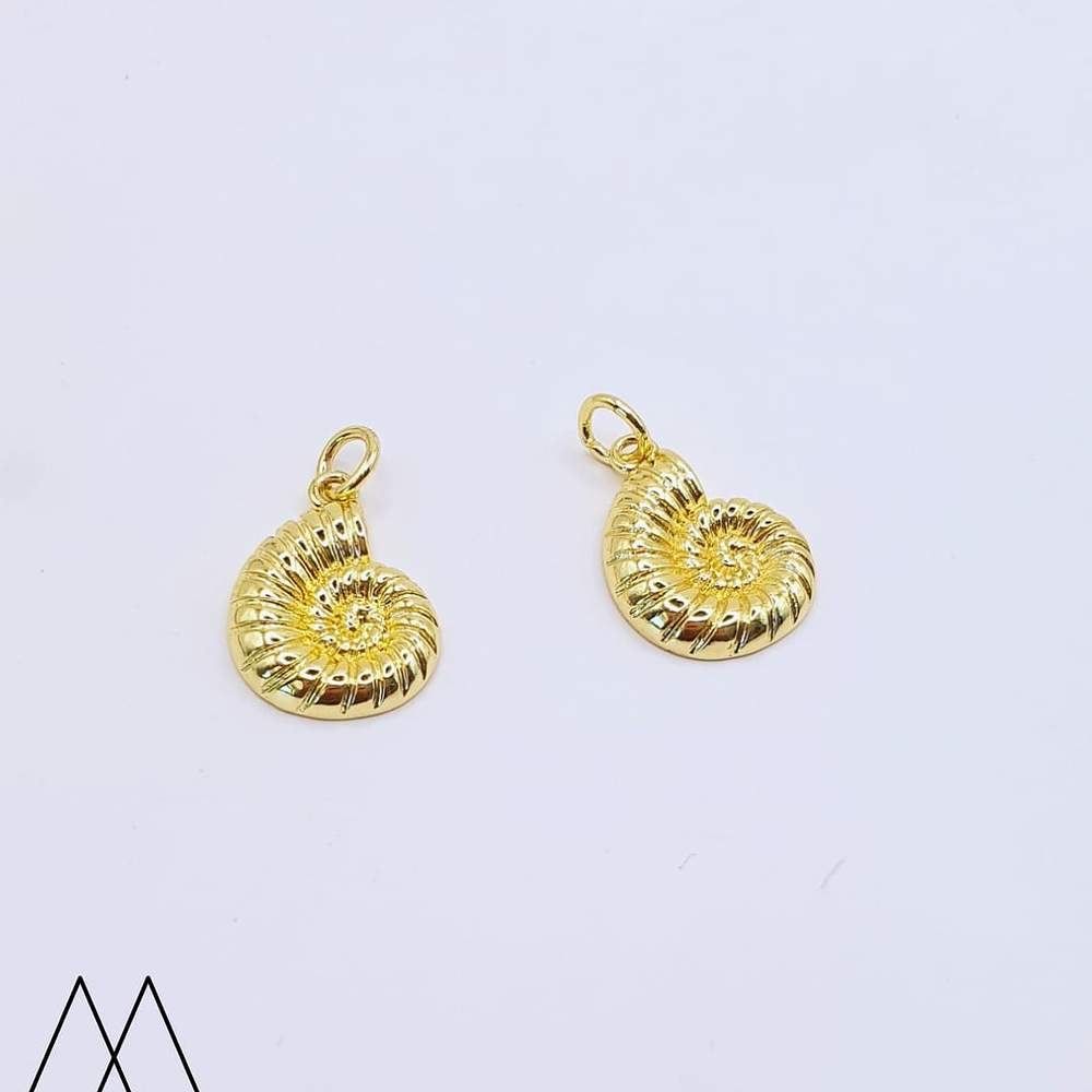 Colgante Caracol , con argolla 18mm