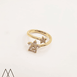 Anillo Flor Cristal