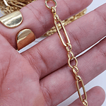 Cadena Eslabones largo 15mm con eslabones circulares 5mm