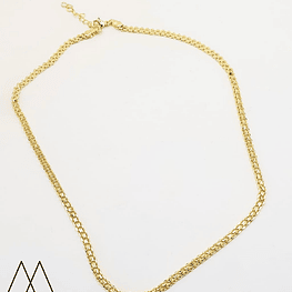 Cadena Lista Tejida 43cm+4cm extensor aprox.