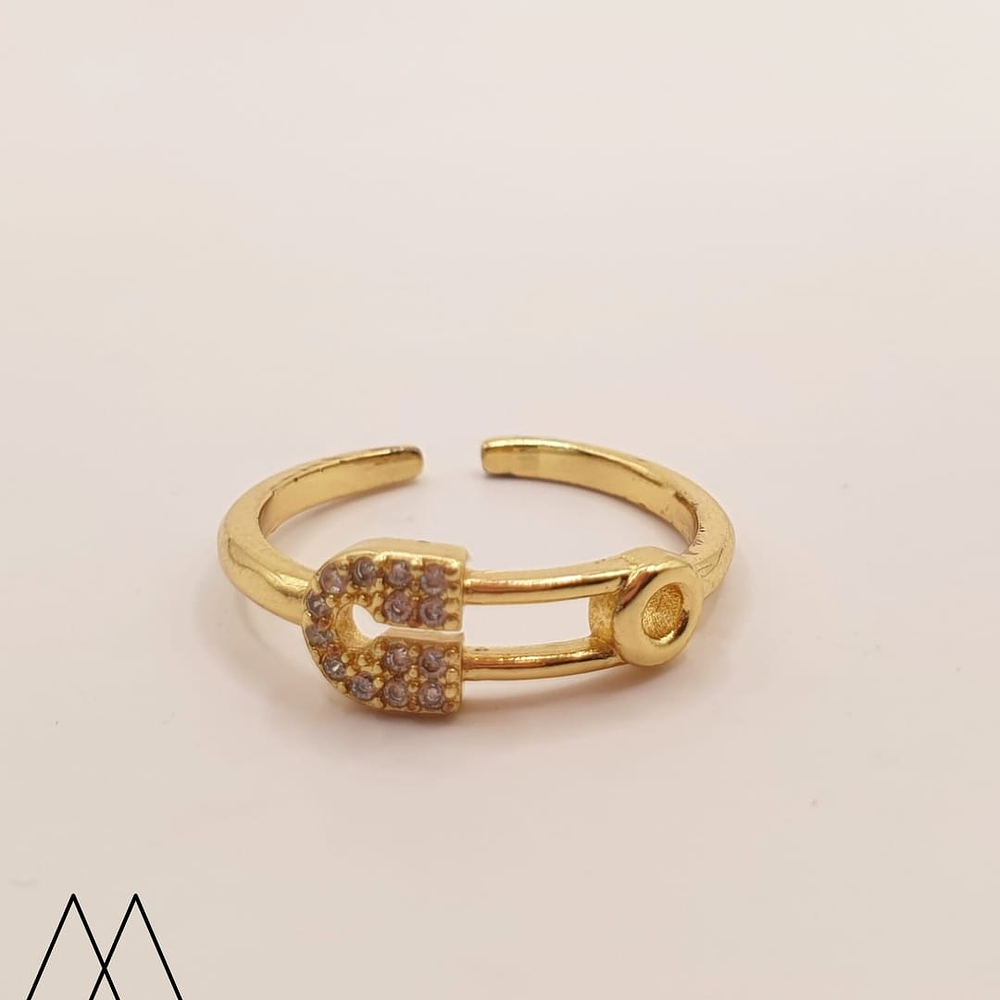 Anillo Alfiler Cristal