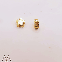 Flor dorada Padora, 6mm