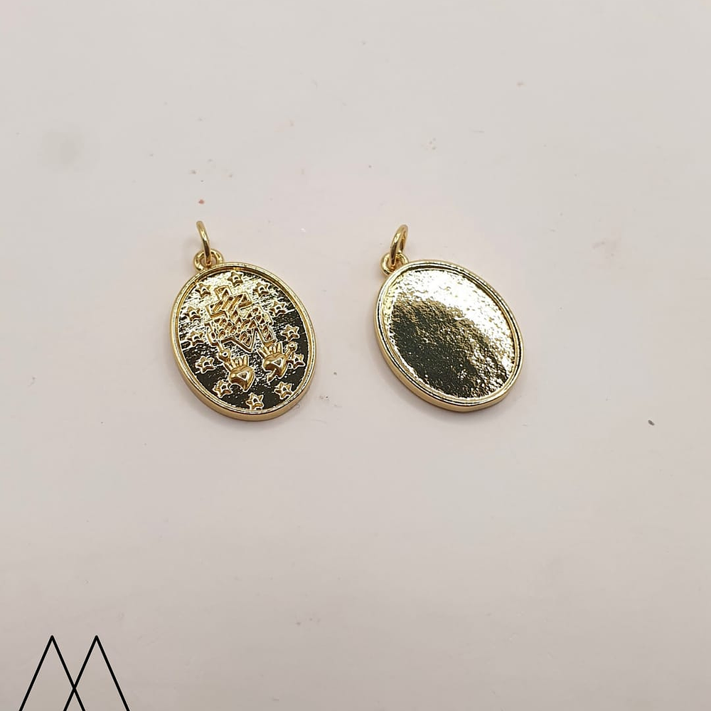 Colgante Virgen Milagrosa, con argolla 20mm