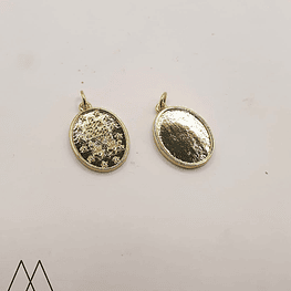Colgante Virgen Milagrosa, con argolla 20mm