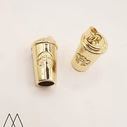 Vaso café, con portadije 25mm