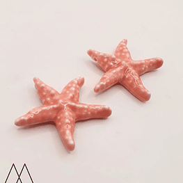 Estrellas Cerámica Grande 40mm, rosa