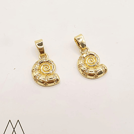 Caracol zircón, con portadije 20mm