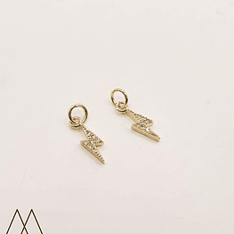 Colgante Rayo, con argolla 15mm