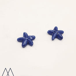 Estrella Cerámica 18mm, azul