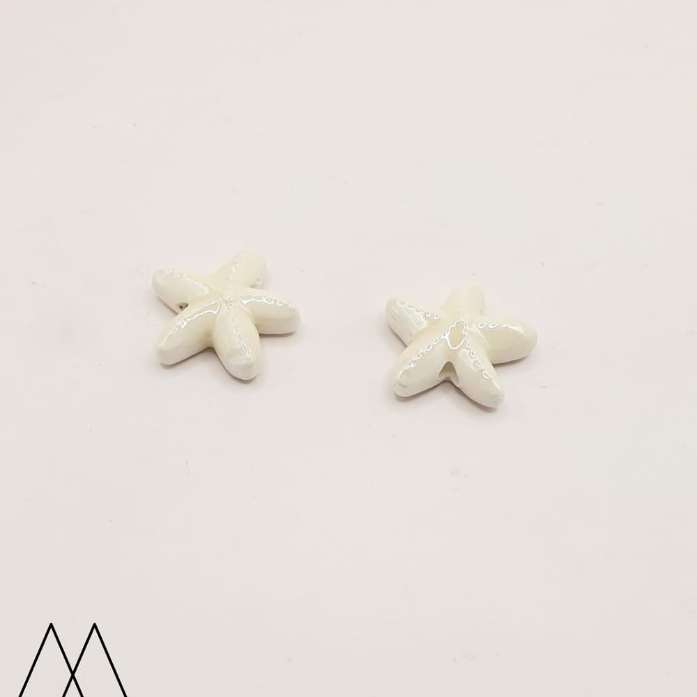 Estrella Cerámica 18mm, Blanca
