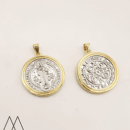 San Benito 2 colores lamina, con portadije 30mm