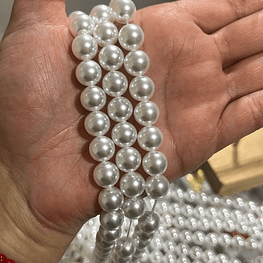 Perlas Shell Redondas 10mm.