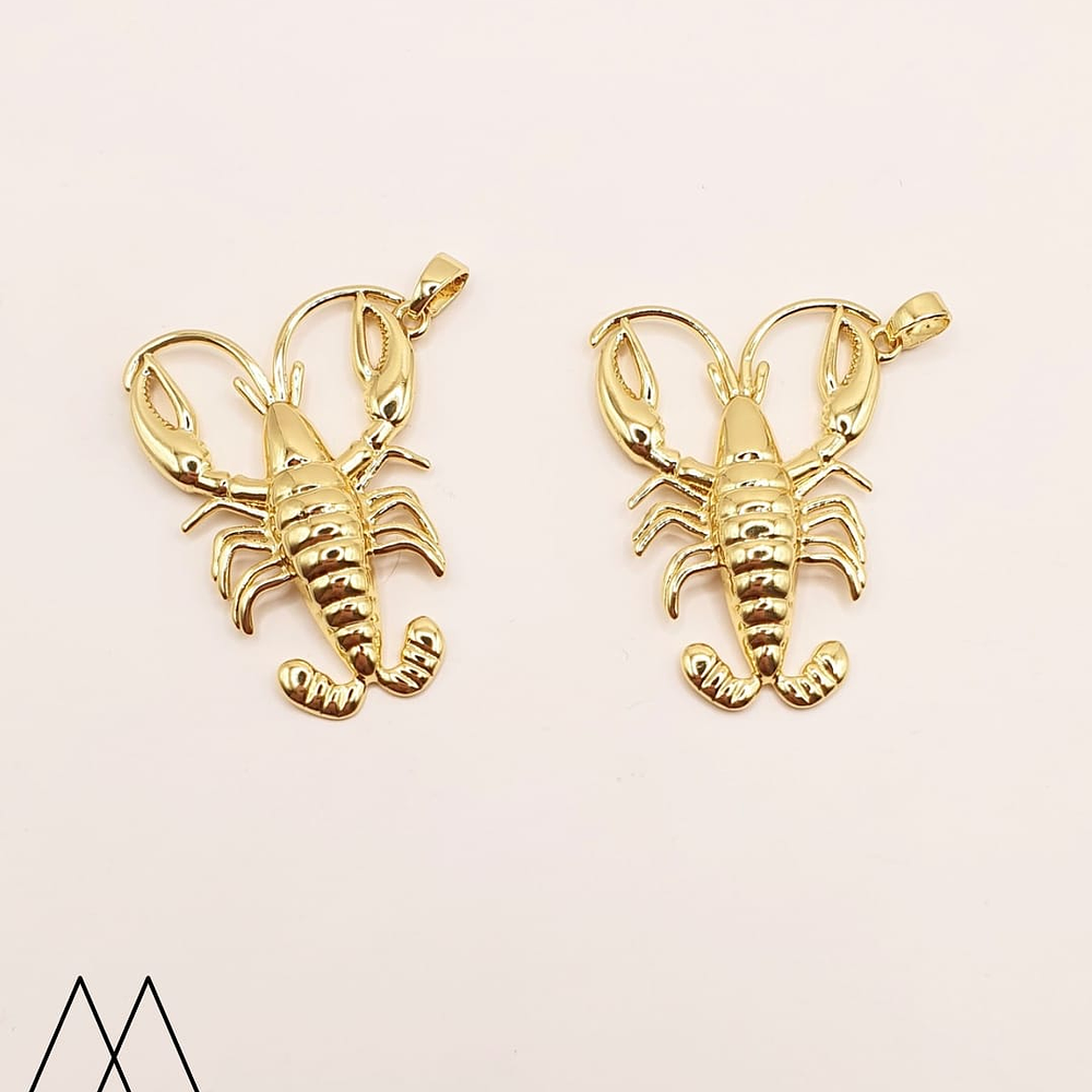 Colgante Escorpión, con portadije 45mm