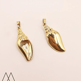 Colgante Caracol, con portadije 40mm