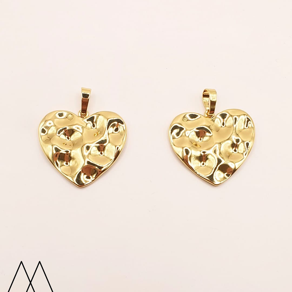 Colgante Corazón, con portadije 30mm