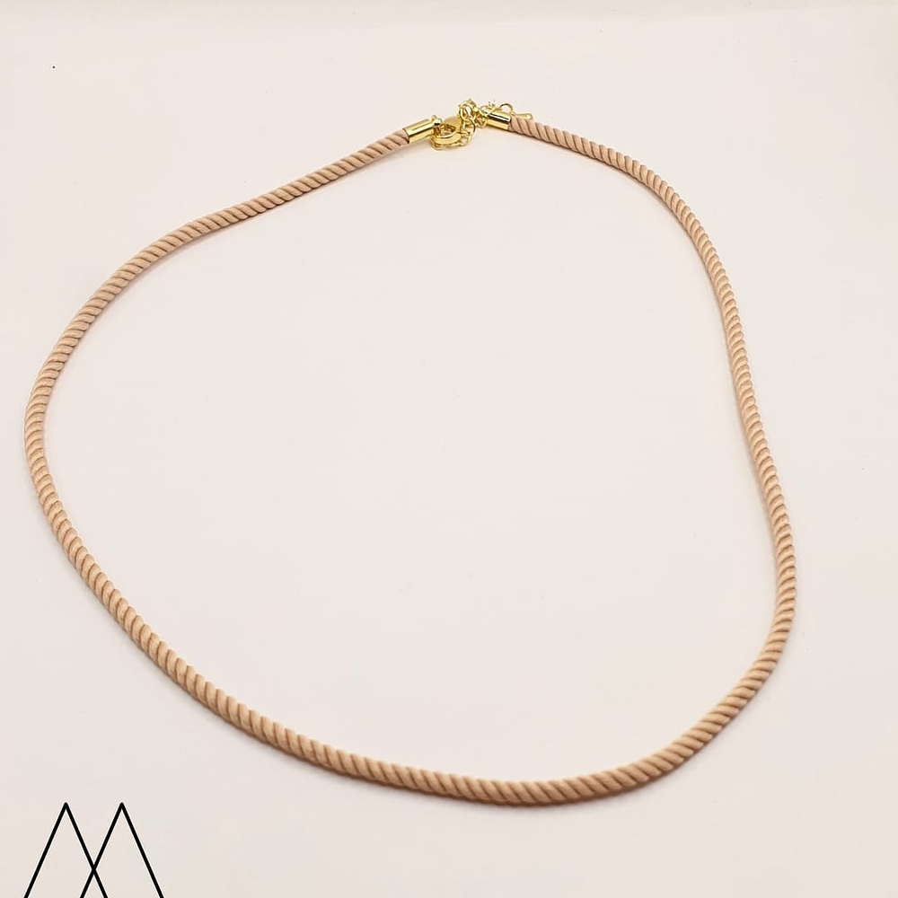 Cordon Nude 4mm, 45cm+5cm extensor aprox.