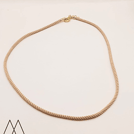 Cordon Nude 4mm, 45cm+5cm extensor aprox.