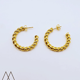 Argolla torneada abierta 30MM