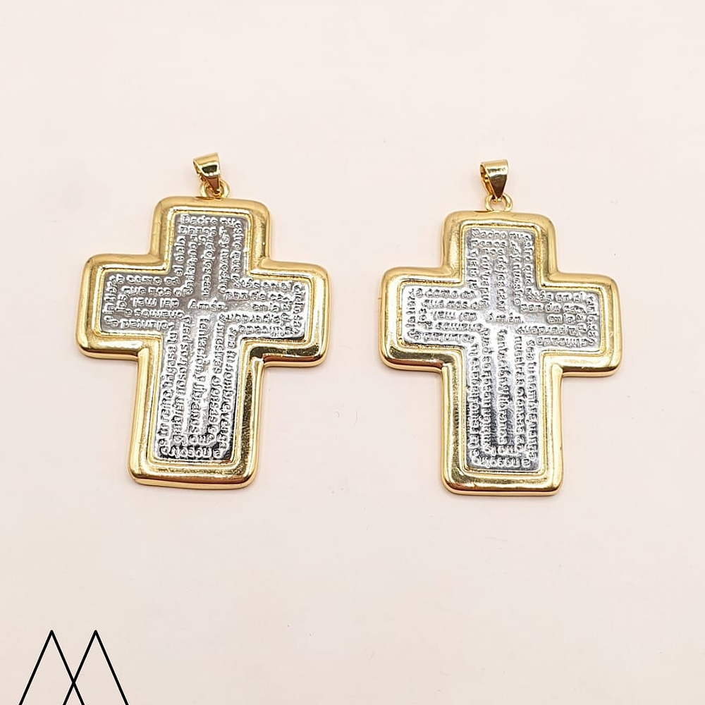 Colgante Cruz, ambos colores 45mm