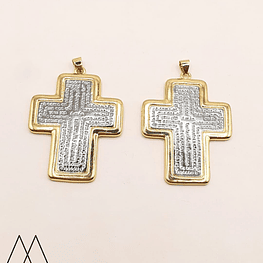 Colgante Cruz, ambos colores 45mm