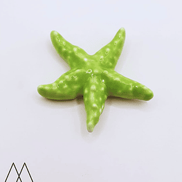 Estrellas Cerámica Grande 40mm, verde