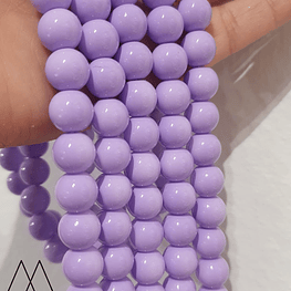 Bolas de Vidrio 10mm, Lila