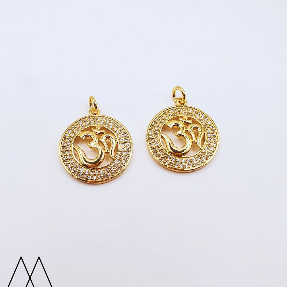 Colgante Simbolo Ohm, con argolla 25mm