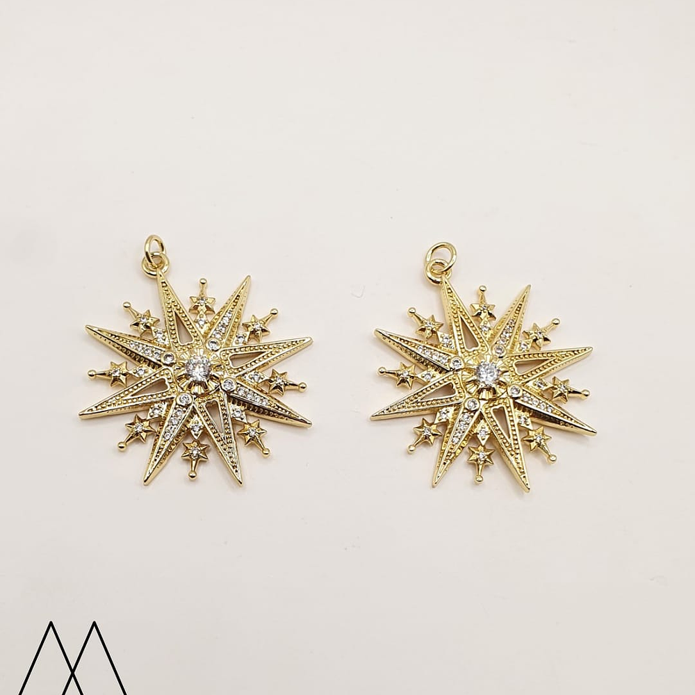 Colgante Estrella, con argolla 40mm