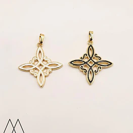 Colgante nudo de bruja con portadije 35mm