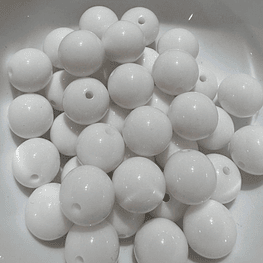 Bolas de Acrilicos 14mm, Blanco