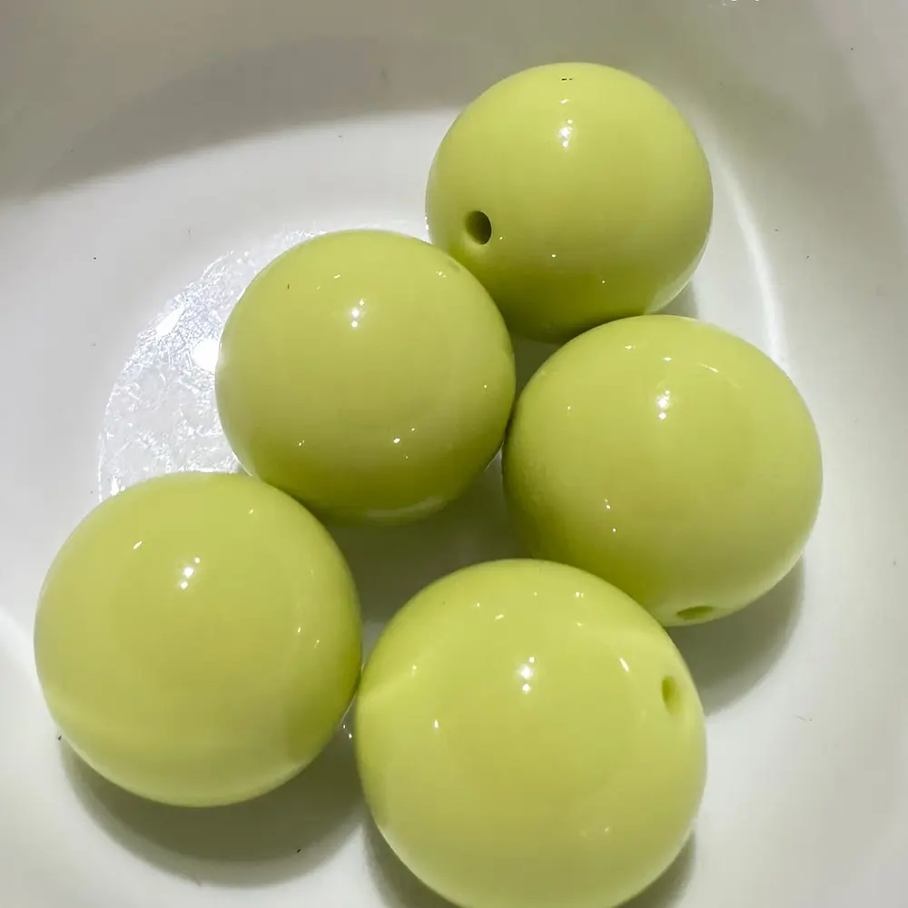 Bolas de Acrilicos 25mm, verde pistacho