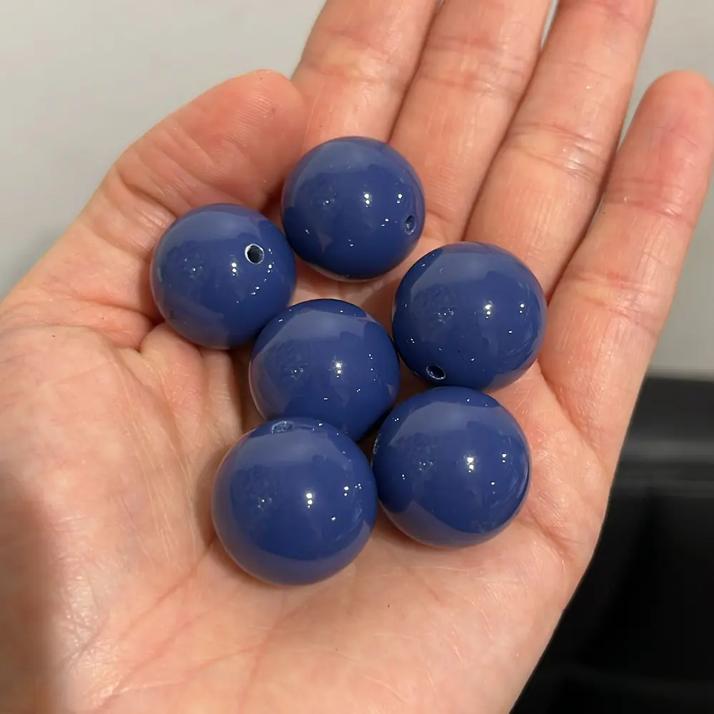 Bolas de Acrilicos 20mm, Azul Cobalto