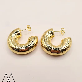 Aros Argollas 30mm. puntitos