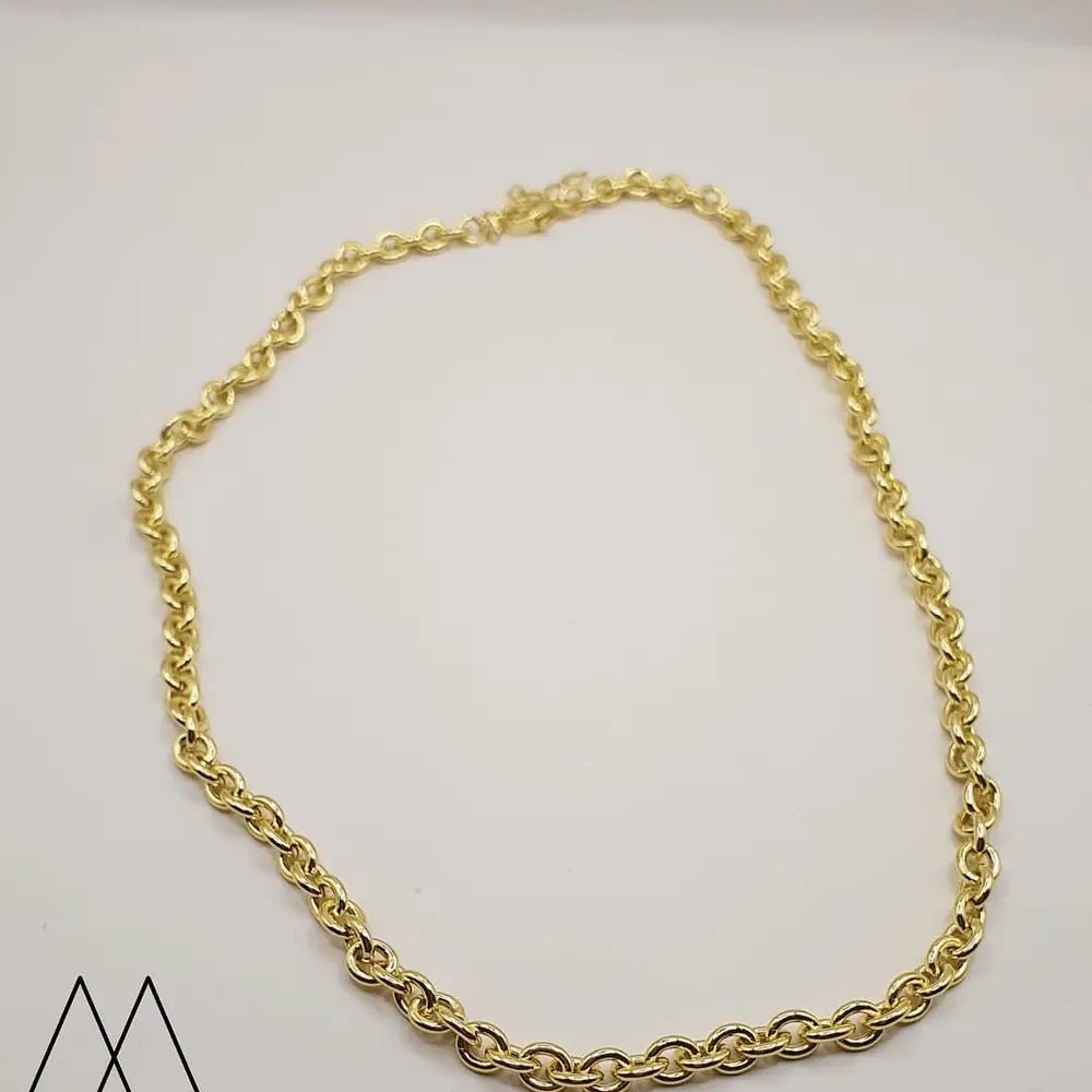 Cadena Eslabones circulares 5mm. 45cm + 5 exte, CL063