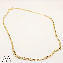 Cadena modelo Gucchi 5x3mm, largo 44cm +5cm ext