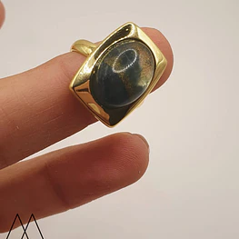 Anillos Resina Gris