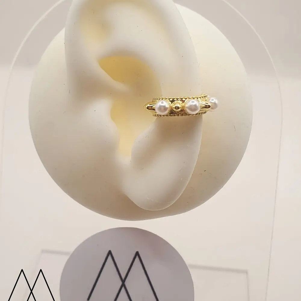 Earcuff Perlitas