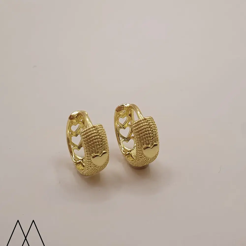 Argollas Corazón frontal