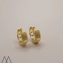 Argollas Corazón frontal