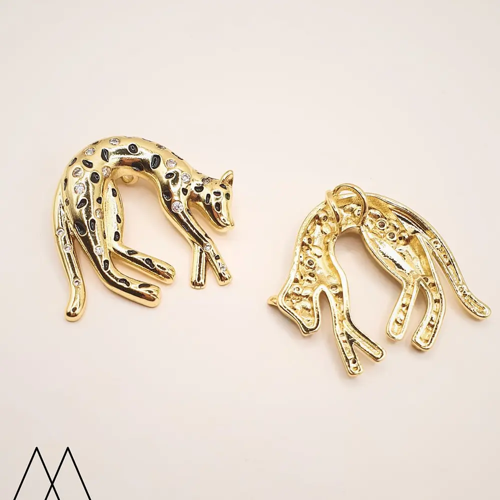 Colgante Leopardo, con pasador 30mm