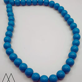 Bolas de Vidrio 10mm, Turquesa
