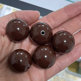 Bolas de Acrilicos 25mm, chocolate